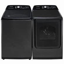Image result for Black Washer and Dryer Top Load