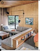 Image result for Built in Sofa