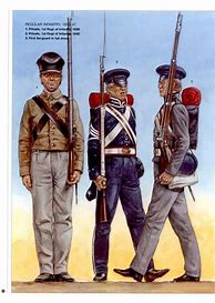 Image result for Mexican War Marine Uniforms
