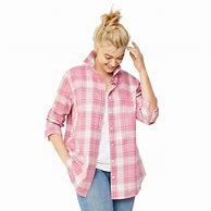 Image result for Women's Plus Super-Soft Flannel Shirt, Autumn Glaze Plaid XL