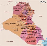 Image result for Printable Map of Iraq