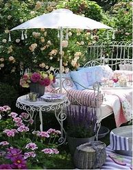Image result for Shabby Chic Back Yard