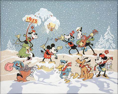 Walt Disney Characters 1935 Specialty Painting Original Art | Lot ...