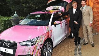 Image result for Elton John Mirror Car
