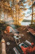 Image result for Outdoors Lake Camping