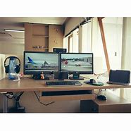 Image result for Glass and Chrome Office Desk