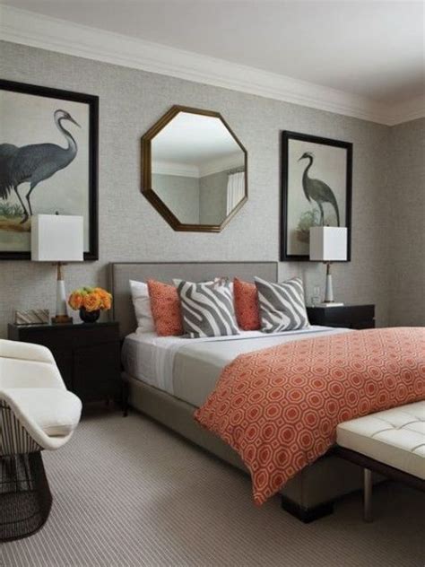 30 Grey And Coral Home Décor Ideas   DigsDigs