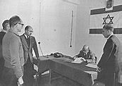 Image result for Adolf Eichmann Last Photo
