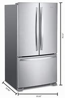 Image result for whirlpool french door refrigerator counter depth