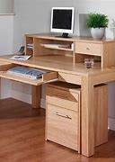Image result for solid oak corner desk
