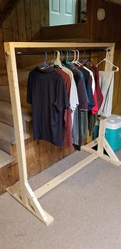 Image result for Homeade Clothes Hanger Storage
