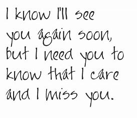 Image result for miss you please take care