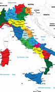 Image result for Political Map of Italy with Regions