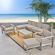 Image result for Metal Patio Sofa