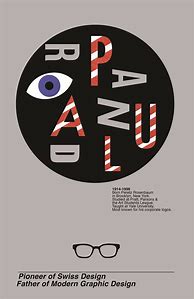 Image result for Paul Rand Subway Poster