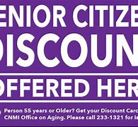 Image result for Senior Citizen Discount Card