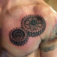Image result for Simple Gear Tattoo