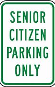Image result for No Senior Citizens Sign
