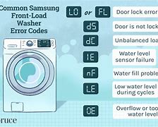 Image result for Samsung Top Load Washer Error Codes