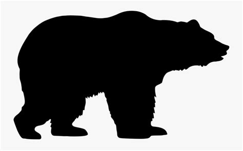 American Black Bear Polar Bear Grizzly Bear Clip Art   Silhouette Bear  