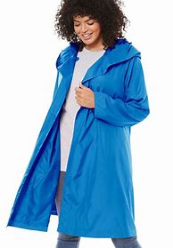 Image result for Women's Long Waterproof Raincoat