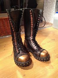 Image result for Men's Black Steampunk Boots