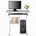 Image result for Small Black Computer Desk with Drawers