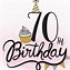 Image result for 70th Birthday PNG