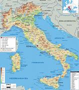 Image result for Italy Physical Map