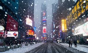 Image result for New York Snowing