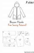 Image result for Hoodie Sewing Pattern
