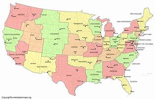 Image result for Continental United States Map Printable