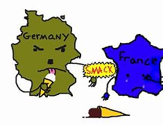 Image result for Germany vs France Map
