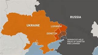 Image result for Ukraine Russia Border Conflict Map