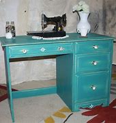 Image result for Turquoise Reclaimed Desk