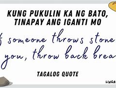 Image result for Quotes in Tagalog Translate