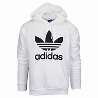 Image result for Adidas Originals Trefoil White Hoodie