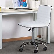 Image result for White Leather Office Desk Chair