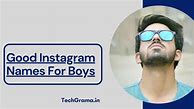 Image result for Cool Usernames for Instagram for Guys
