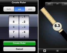 Image result for Ruler On Phone Screen