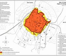 Image result for Hiroshima Fallout Map