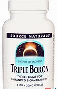 Image result for Triple Action Boron Complex, 3 Mg, 200 Tablets