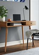 Image result for Modern Walnut Desk