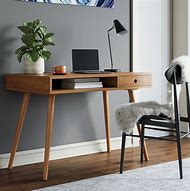 Image result for Modern Solid Wood Small Desk