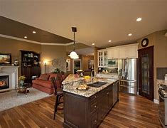 Image result for Open Kitchen Living Room Combo