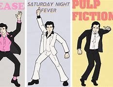 Image result for John Travolta Cartoon Dancing