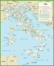 Image result for Italy Polical Map