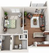 Image result for One Bedroom Apartment