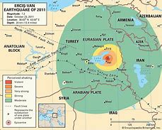 Image result for Map of Earthquake in Turkey