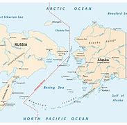 Image result for Map of Alaska and Russia Area